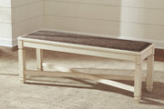 Bolanburg Antique White Dining Table with 4 Chairs and Bench -  Ashley - Lara Furniture