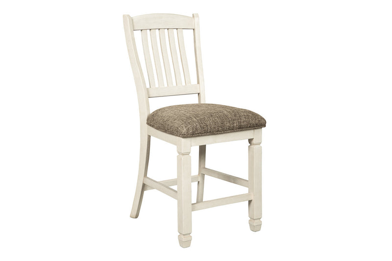 Bolanburg Two-tone Counter Height Dining Table with 6 Barstools -  Ashley - Lara Furniture