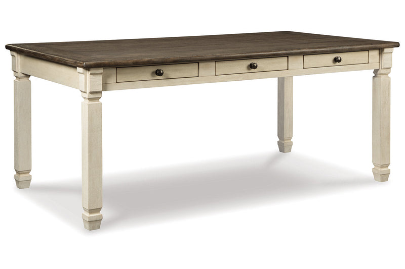 Bolanburg Two-tone Dining Table, 6 Chairs, and Bench -  Ashley - Lara Furniture