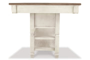 Bolanburg Two-tone Counter Height Dining Table with 6 Barstools -  Ashley - Lara Furniture