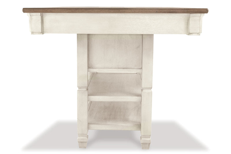 Bolanburg Two-tone Counter Height Dining Table with 6 Barstools -  Ashley - Lara Furniture
