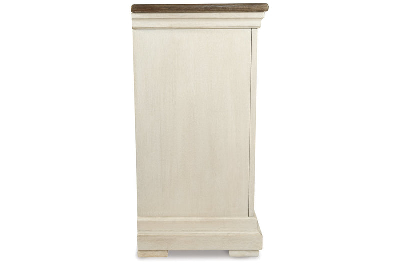 Bolanburg Two-tone Counter Height Dining Table and 6 Barstools with Server -  Ashley - Lara Furniture