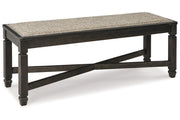 Tyler Creek Black/Gray Dining Table with 4 Chairs and Bench -  Ashley - Lara Furniture