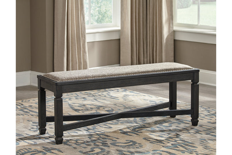 Tyler Creek Black/Gray Dining Table, 4 Chairs and Bench -  Ashley - Lara Furniture