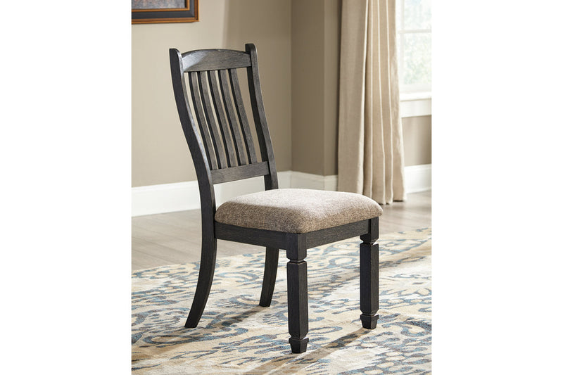 Tyler Creek Black/Grayish Brown Dining Table and 4 Chairs -  Ashley - Lara Furniture
