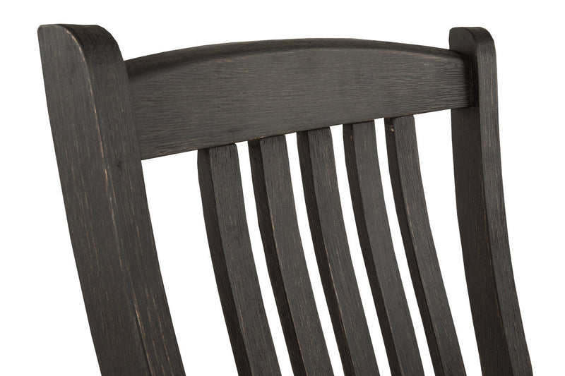 Tyler Creek Black/Gray Dining Table with 4 Chairs and Bench -  Ashley - Lara Furniture