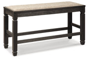 Tyler Creek Black/Gray Counter Height Dining Table and 4 Barstools and Bench -  Ashley - Lara Furniture