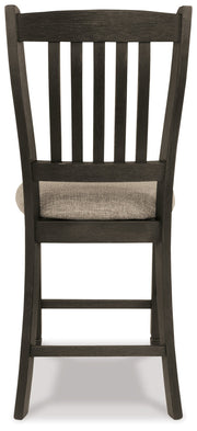 Tyler Creek Black/Gray Counter Height Dining Table and 2 Barstools from Ashley - Lara Furniture
