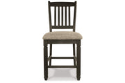 Tyler Creek Black/Grayish Brown Counter Height Dining Table and 4 Barstools with Server -  Ashley - Lara Furniture