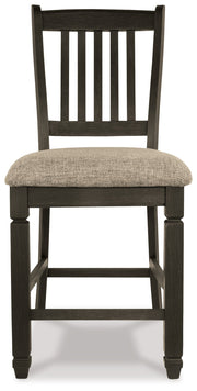 Tyler Creek Black/Gray Counter Height Dining Table and 2 Barstools from Ashley - Lara Furniture