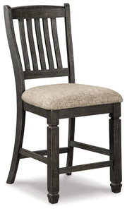 Tyler Creek Black/Gray Counter Height Dining Table and 2 Barstools from Ashley - Lara Furniture