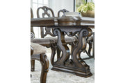 Maylee Dark Brown Dining Extension Table -  Ashley - Lara Furniture