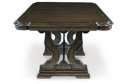 Maylee Dark Brown Dining Extension Table -  Ashley - Lara Furniture