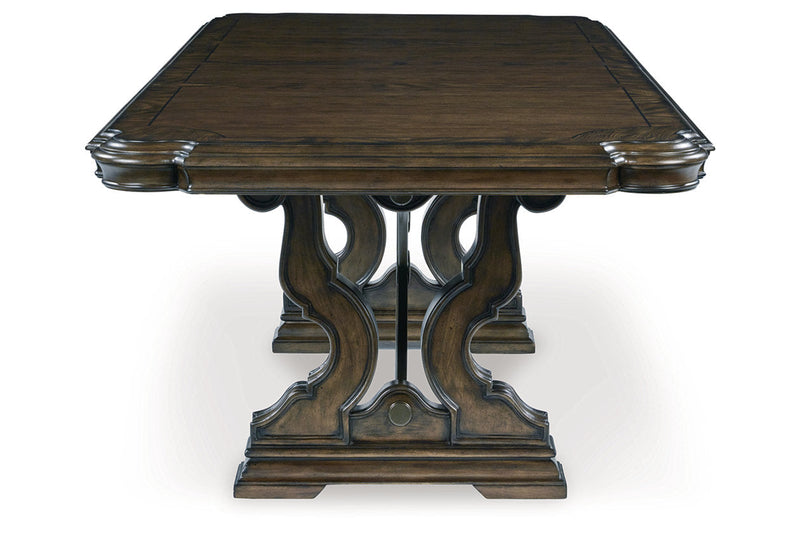 Maylee Dark Brown Dining Extension Table -  Ashley - Lara Furniture