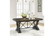 Maylee Dark Brown Dining Extension Table -  Ashley - Lara Furniture