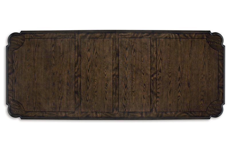 Maylee Dark Brown Dining Extension Table -  Ashley - Lara Furniture