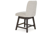 Burkhaus Dark Brown Counter Height Dining Table and 4 Barstools -  Ashley - Lara Furniture