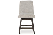 Burkhaus Dark Brown Counter Height Dining Table and 4 Barstools -  Ashley - Lara Furniture