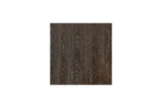 Burkhaus Dark Brown Counter Height Dining Table and 4 Barstools -  Ashley - Lara Furniture