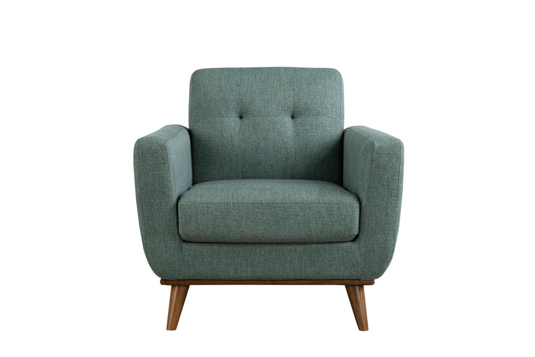 Draper Teal Living Room Set ( Sofa & Chair )
