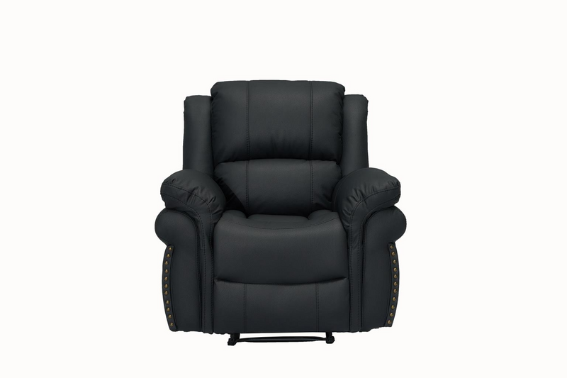 Cesar Black Reclining Living Room Set