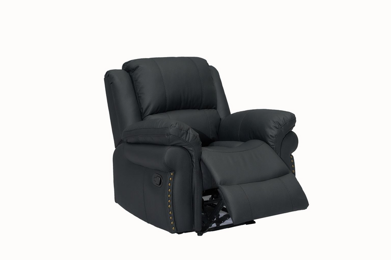 Cesar Black Reclining Living Room Set