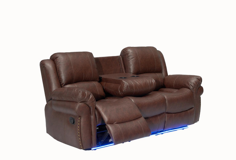 Cesar Brown Reclining Living Room Set