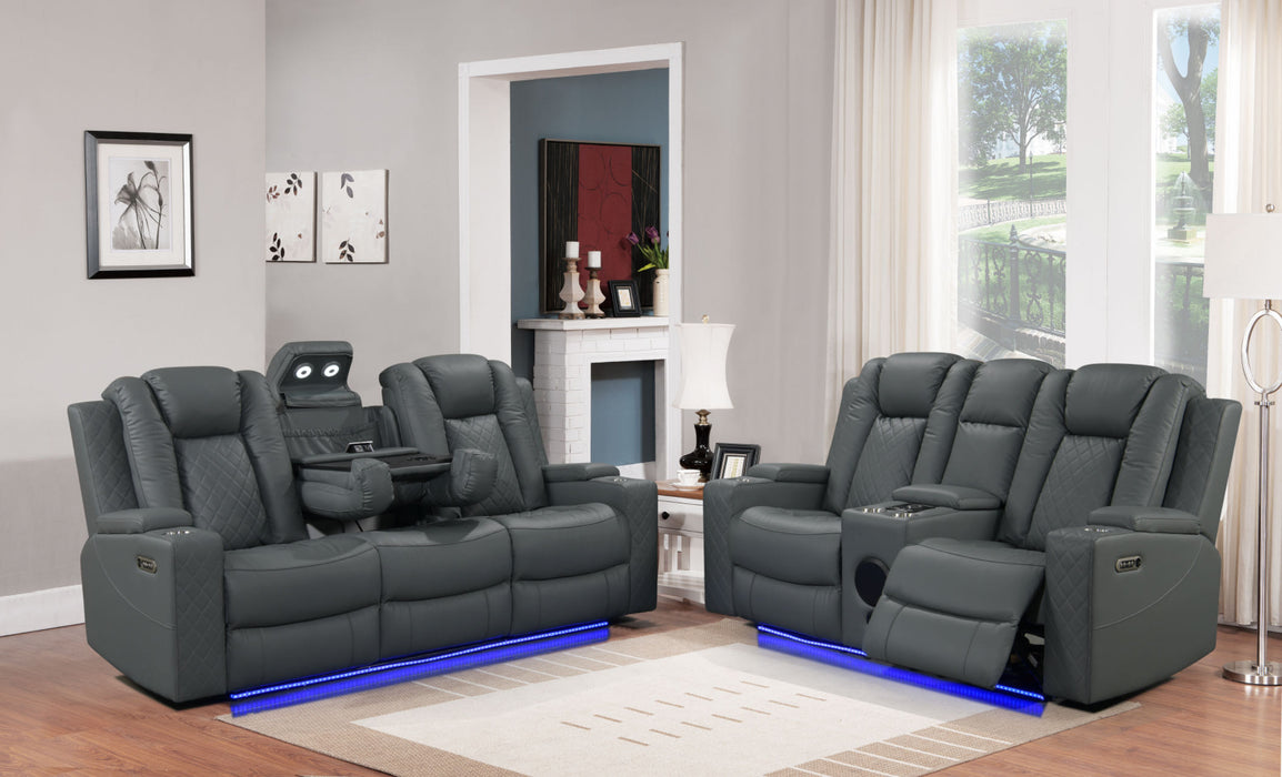 Dearborn Gray Sofa & Loveseat