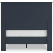 Simmenfort Navy Blue Full Platform Bed from Ashley - Lara Furniture