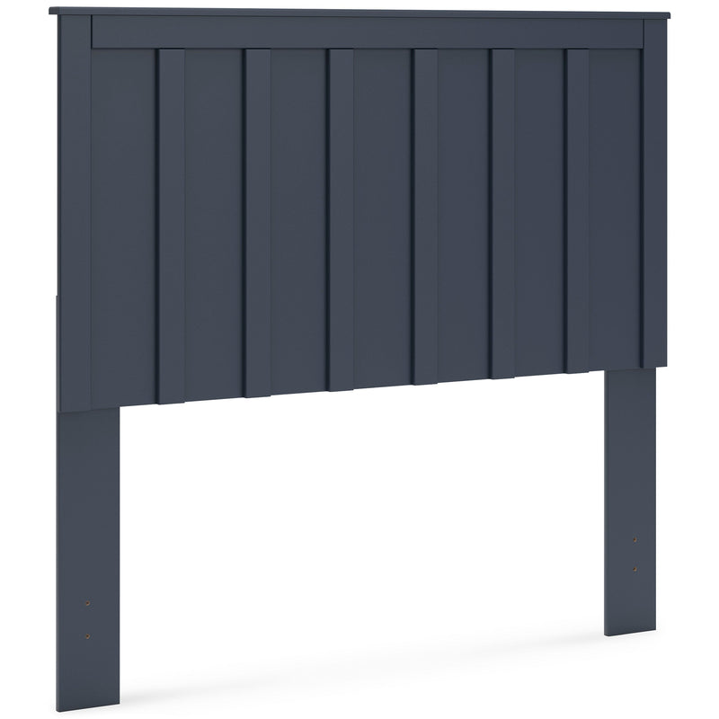 Simmenfort Navy Blue Full Platform Bed from Ashley - Lara Furniture
