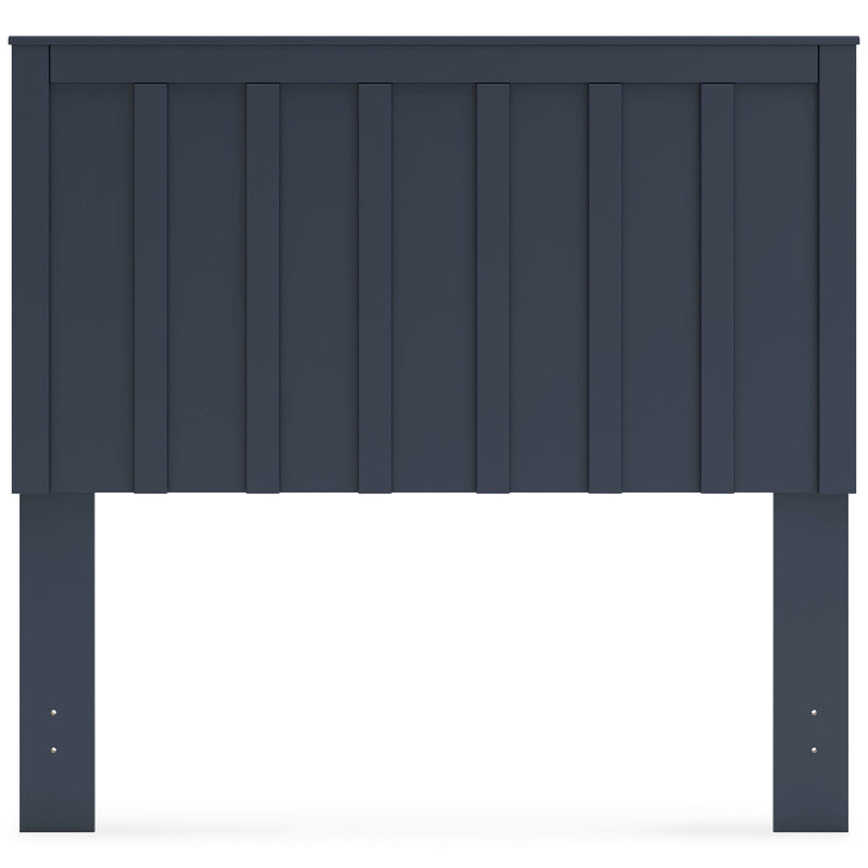 Simmenfort Navy Blue Full Platform Bed from Ashley - Lara Furniture