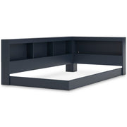 Simmenfort Navy Blue Youth Bookcase Corner Storage Bedroom Set from Ashley - Lara Furniture