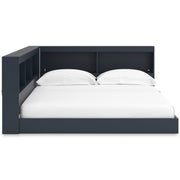 Simmenfort Navy Blue Youth Bookcase Corner Storage Bedroom Set from Ashley - Lara Furniture