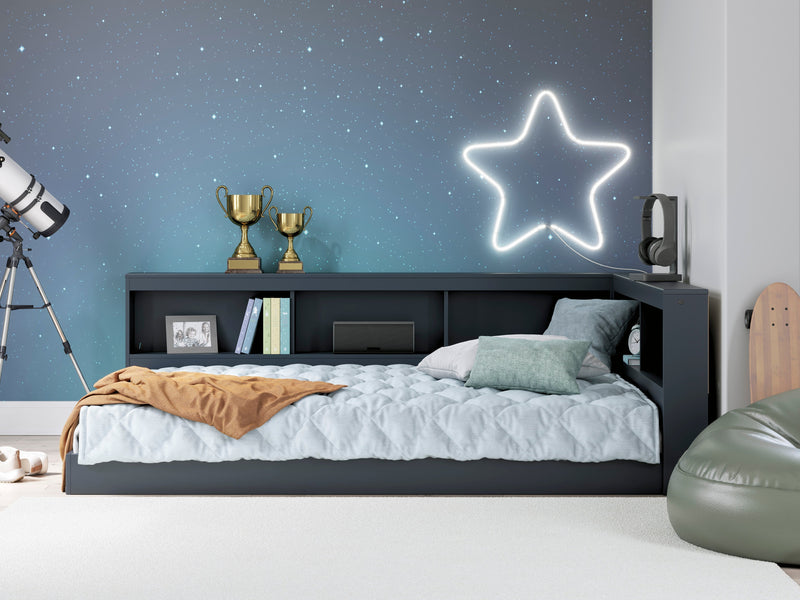 Simmenfort Navy Blue Youth Bookcase Storage Bedroom Set from Ashley - Lara Furniture