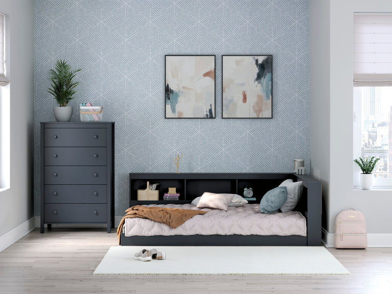 Simmenfort Navy Blue Youth Bookcase Storage Bedroom Set from Ashley - Lara Furniture
