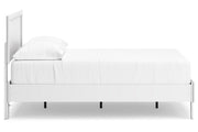 Hallityn White Full Panel Platform Bed from Ashley - Lara Furniture