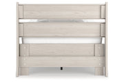 Socalle Natural Twin Panel Platform Bed from Ashley - Lara Furniture