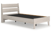 Socalle Natural Twin Panel Platform Bed from Ashley - Lara Furniture