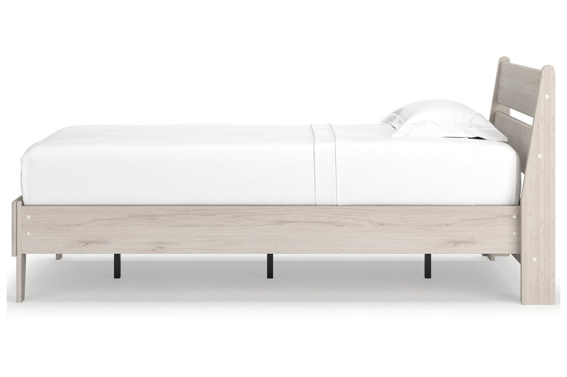 Socalle Natural Twin Panel Platform Bed from Ashley - Lara Furniture