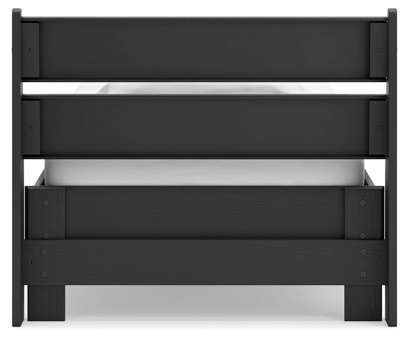 Socalle Twin Panel Platform Bed and Dresser from Ashley - Lara Furniture