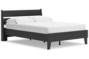 Socalle Black Full Panel Platform Bed from Ashley - Lara Furniture