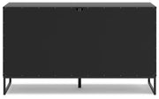 Socalle Twin Panel Platform Bed and Dresser from Ashley - Lara Furniture