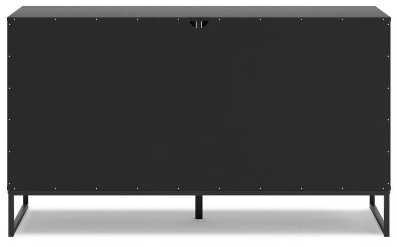 Socalle Twin Panel Platform Bed and Dresser from Ashley - Lara Furniture