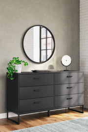 Socalle Twin Panel Platform Bed and Dresser from Ashley - Lara Furniture