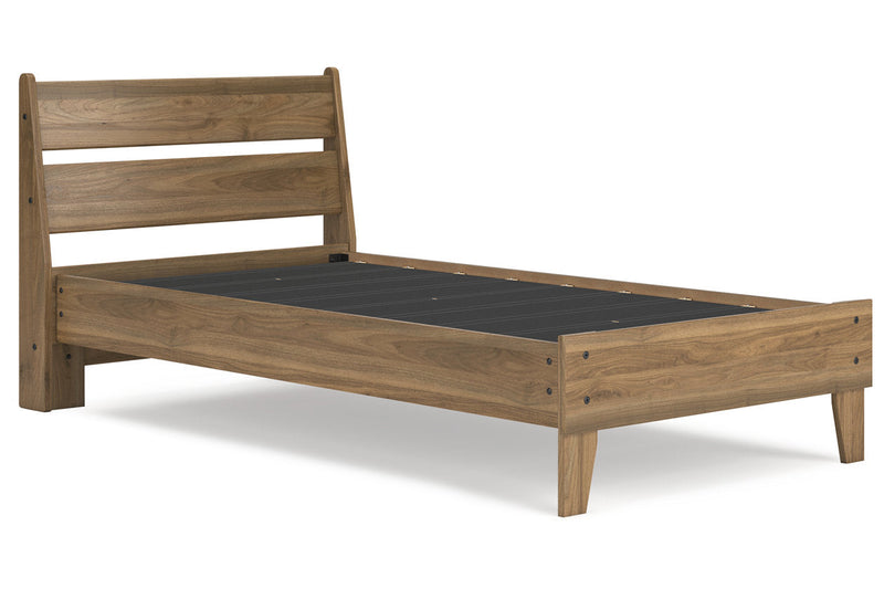 Deanlow Honey Youth Platform Bedroom Set from Ashley - Lara Furniture