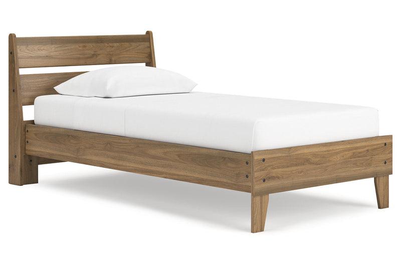 Deanlow Honey Youth Platform Bedroom Set from Ashley - Lara Furniture
