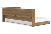 Deanlow Honey Twin Bookcase Storage Bed from Ashley - Lara Furniture