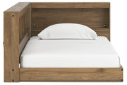 Deanlow Honey Twin Bookcase Storage Bed from Ashley - Lara Furniture