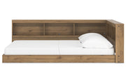 Deanlow Honey Full Bookcase Storage Bed from Ashley - Lara Furniture
