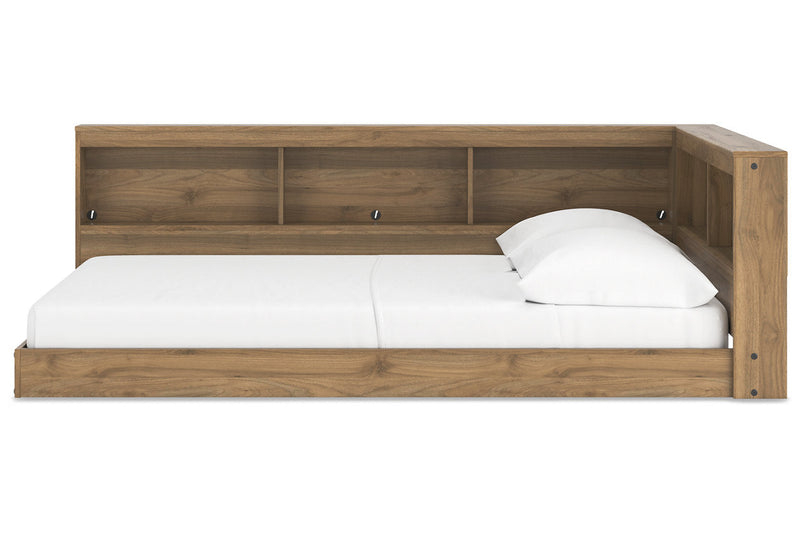 Deanlow Honey Full Bookcase Storage Bed from Ashley - Lara Furniture